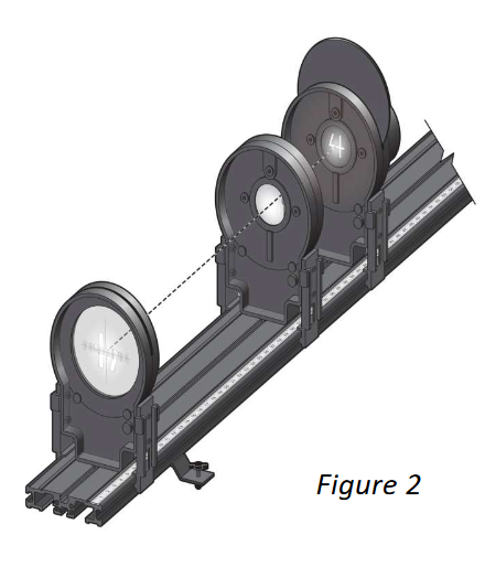 Optical Track with a lens