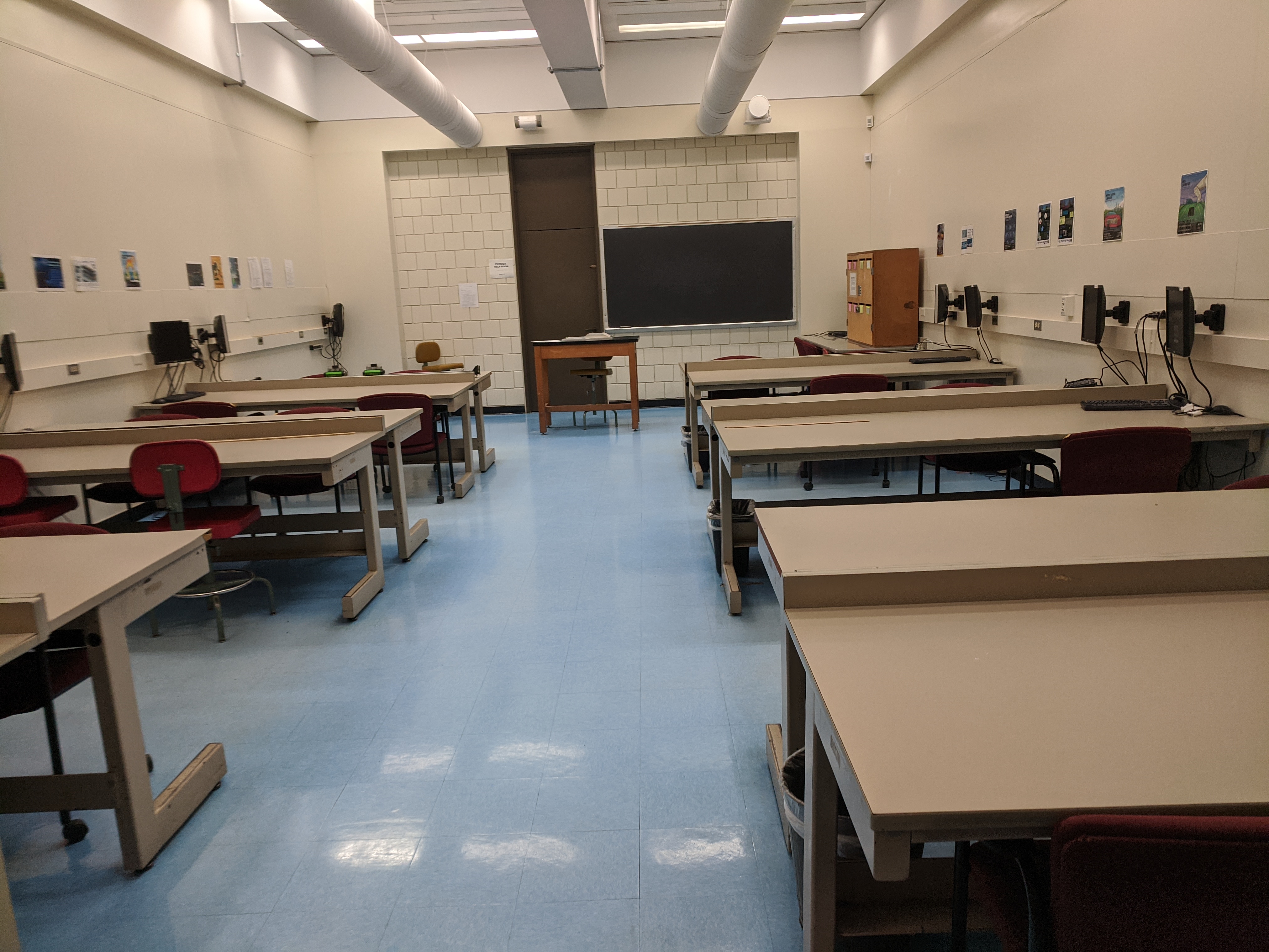 Sad empty Help Room